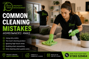 Common Cleaning Mistakes Homeowners Make